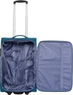 Travelbags Handbagage Zachte Koffer / Trolley / Reiskoffer - The Base - 55 Cm - Groen -Bagageopslag 930x1200