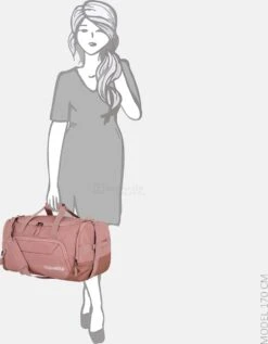 Travelite Reistas / Weekendtas 30 X 55 X 30 Cm - Kick Off - Roze -Bagageopslag 935x1200