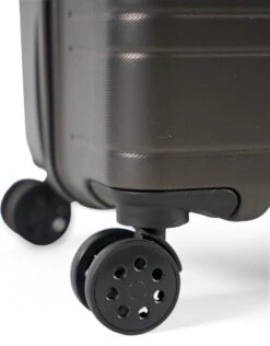 ©TROLLEYZ - Amsterdam No.9 - Kofferset 2 Delig - 55cm+78cm Met TSA Slot - Dubbele Wielen - 360° Spinners - 100% ABS - Reiskoffers In Cloudy Grey -Bagageopslag 939x1200