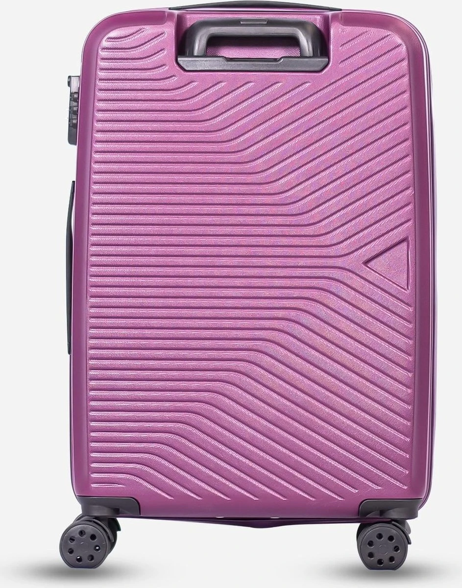 ©TROLLEYZ - Ibiza No.3 - Reiskoffer 69cm Met TSA Slot - Dubbele Wielen - 360° Spinners - 100% ABS - Reiskoffer In Dazzling Purple 3 ©TROLLEYZ - Ibiza No.3 - Reiskoffer 69cm Met TSA Slot - Dubbele Wielen - 360° Spinners - 100% ABS - Reiskoffer In Dazzling Purple - Afbeelding 3