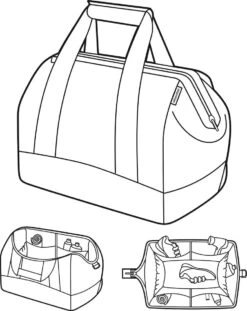 Reisenthel Allrounder M Reistas Sporttas - Maat M - 18L - Zwart -Bagageopslag 954x1200 5