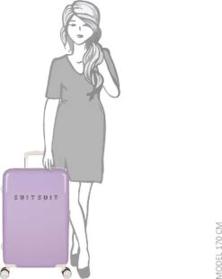 SUITSUIT - Fabulous Fifties - Royal Lavender - Reiskoffer (66 Cm) -Bagageopslag 955x1200 1