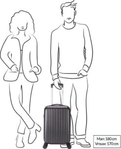 Decent Tranporto-One Handbagage Koffer 55 Cm - Zalmroze 39 Decent Tranporto-One Handbagage Koffer 55 Cm - Zalmroze -Bagageopslag 971x1200