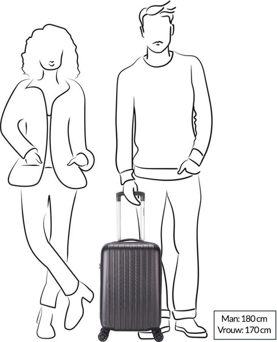 Decent Tranporto-One Handbagage Koffer 55 Cm - Zalmroze 20 Decent Tranporto-One Handbagage Koffer 55 Cm - Zalmroze - Afbeelding 20