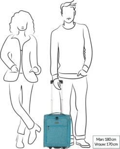 Travelite Handbagage Zachte Koffer / Trolley / Reiskoffer - Cabin - 43 Cm - Blauw 17 Travelite Handbagage Zachte Koffer / Trolley / Reiskoffer - Cabin - 43 Cm - Blauw -Bagageopslag 972x1200