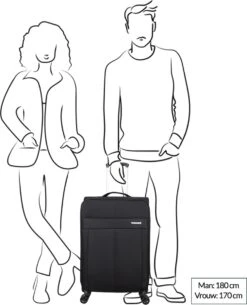 Decent D-Upright Medium Koffer - 66 Cm Expandable - TSA Slot - Bordeaux Rood -Bagageopslag 973x1200 10