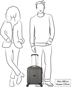 Decent Handbagage Koffer / Trolley / Reiskoffer - 42 Cm - 24 Liter - ABS - Maxi Air - Grijs 23 Decent Handbagage Koffer / Trolley / Reiskoffer - 42 Cm - 24 Liter - ABS - Maxi Air - Grijs -Bagageopslag 973x1200 3