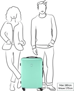 Princess Traveller PT01 - Reiskoffer - Pristine Bronze - M - 67cm -Bagageopslag 975x1200 10