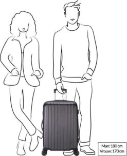 Decent Tranporto-One Medium Koffer - 66 Cm - TSA Slot - Dark Blue -Bagageopslag 975x1200 7