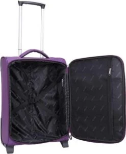Decent Handbagage Koffer Super-Light 50 - Paars -Bagageopslag 981x1200