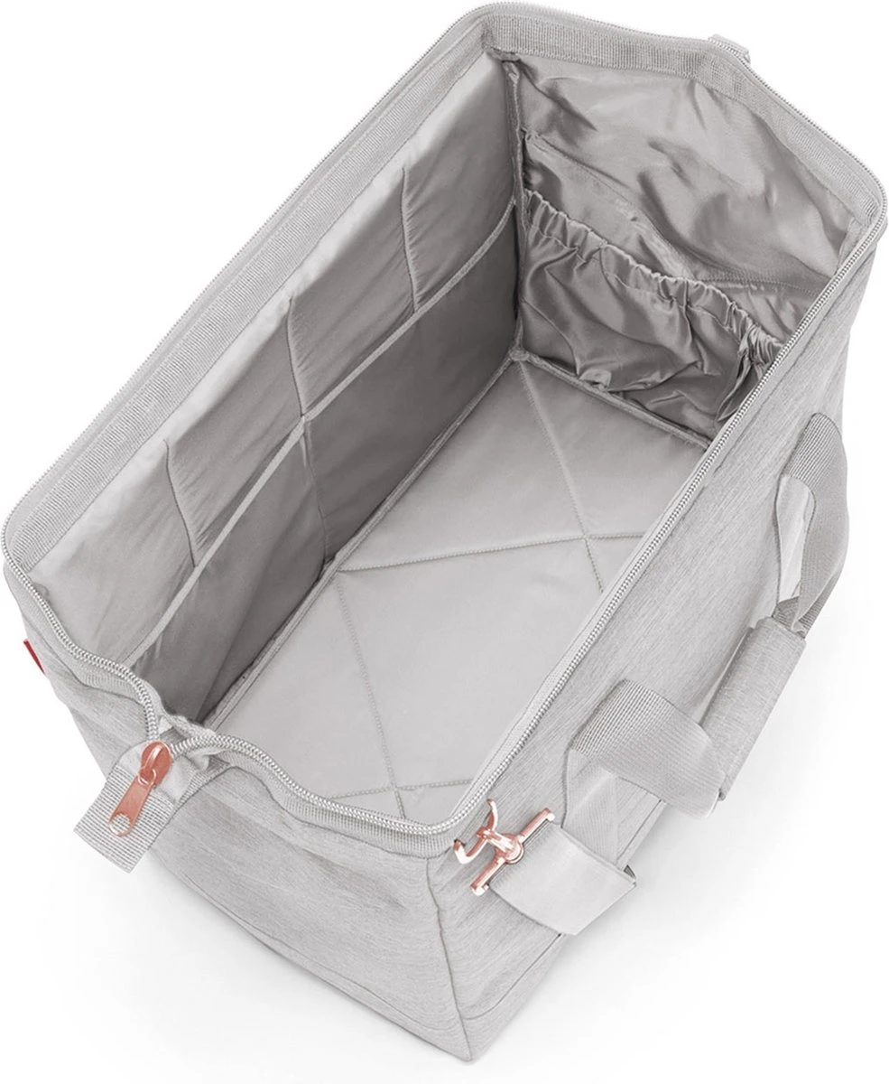 Reisenthel Allrounder L Reistas Sporttas - 30L - Twist Sky Rose Grijs 2 Reisenthel Allrounder L Reistas Sporttas - 30L - Twist Sky Rose Grijs - Afbeelding 2